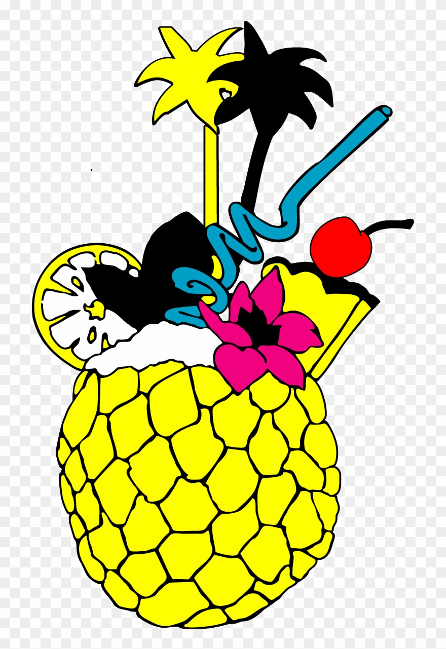 Pineapple Tropical Fruit Clipart