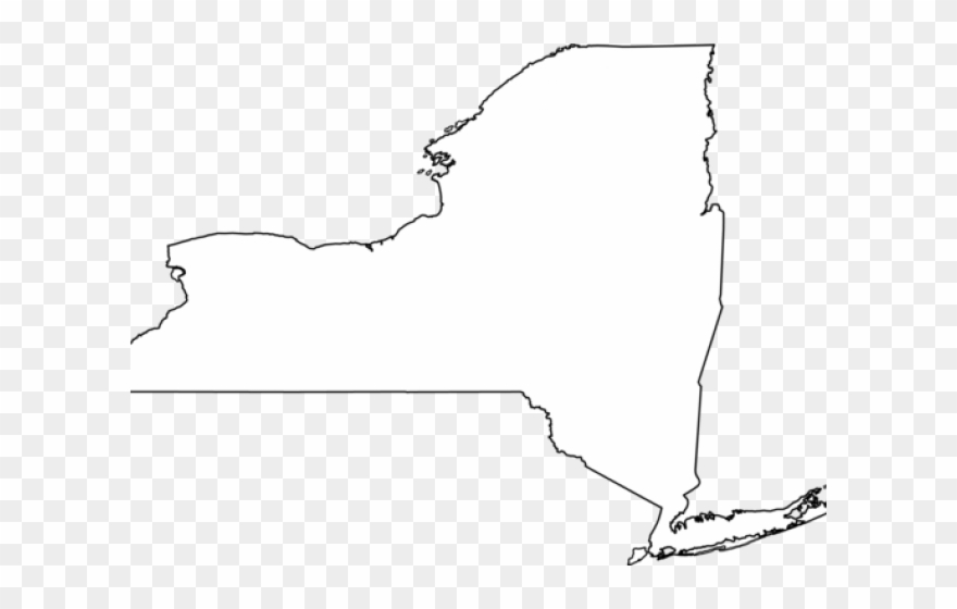 New York Clipart Outline - Png Download