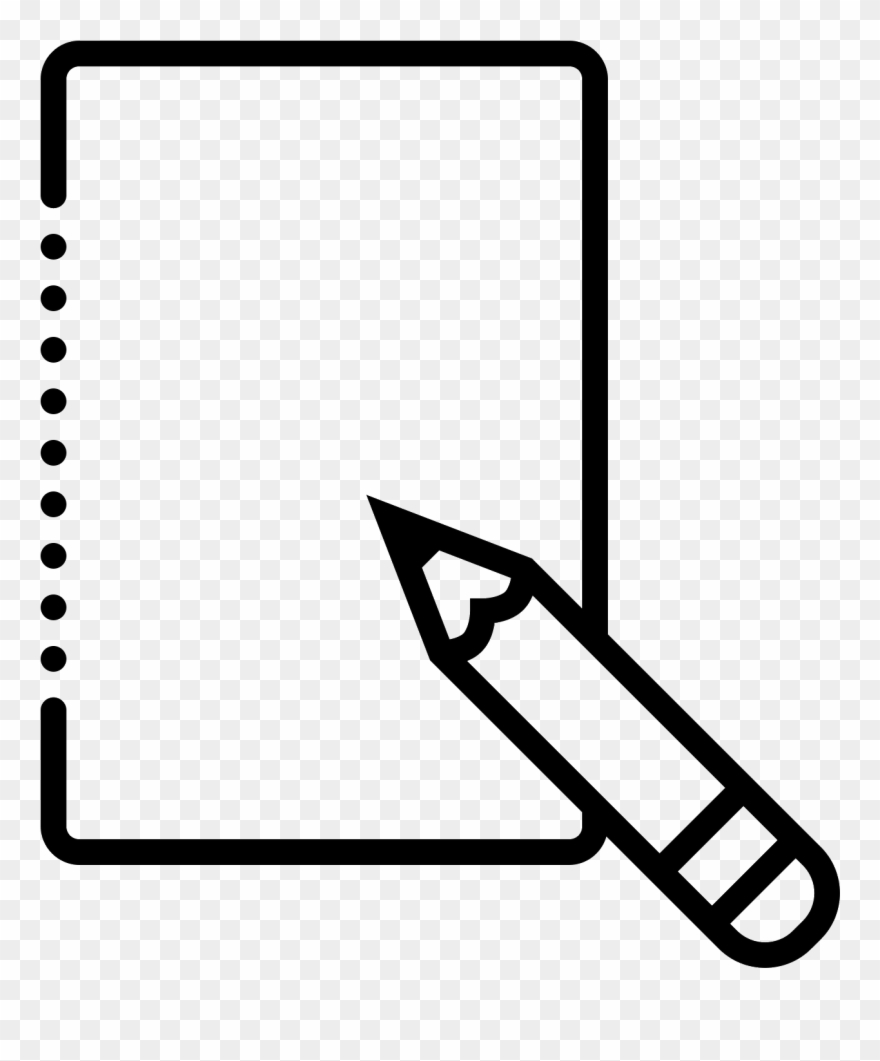 It's The Image Of A Piece Of Paper, With A Writing Clipart