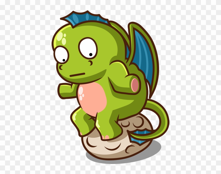 Sparky The Dragon Messages Sticker-7 Clipart