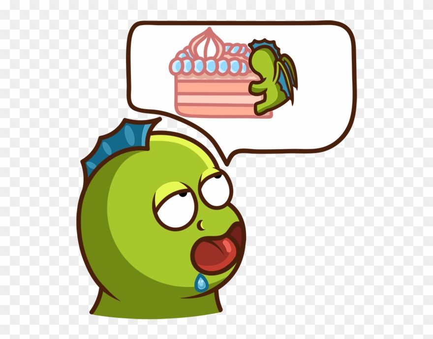 Sparky The Dragon Messages Sticker-8 Clipart