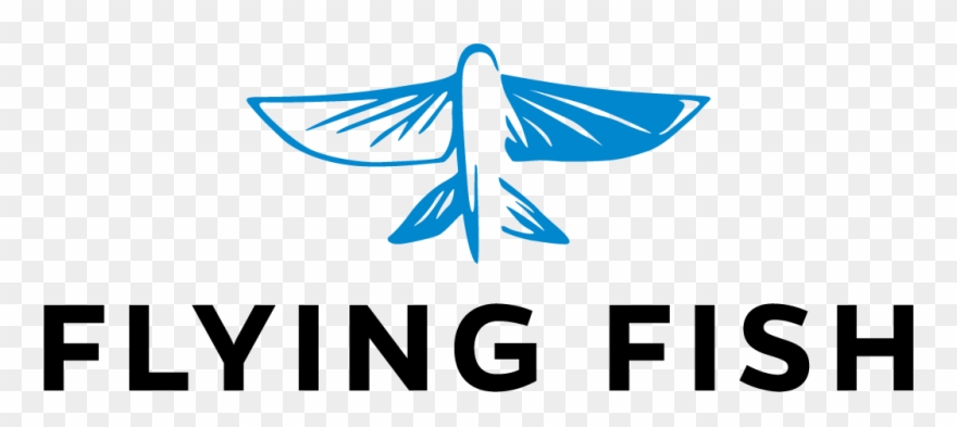 Flying Fish Logo Clipart