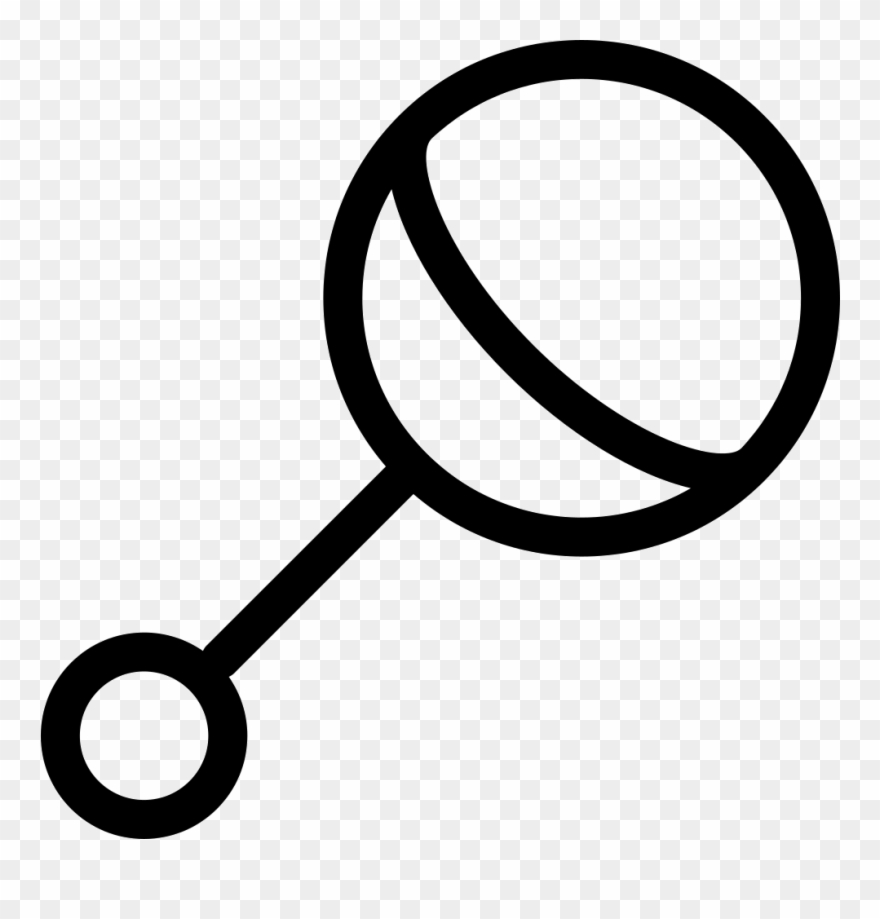 - Baby Rattle Clipart Black And White , Png Download Transparent Png