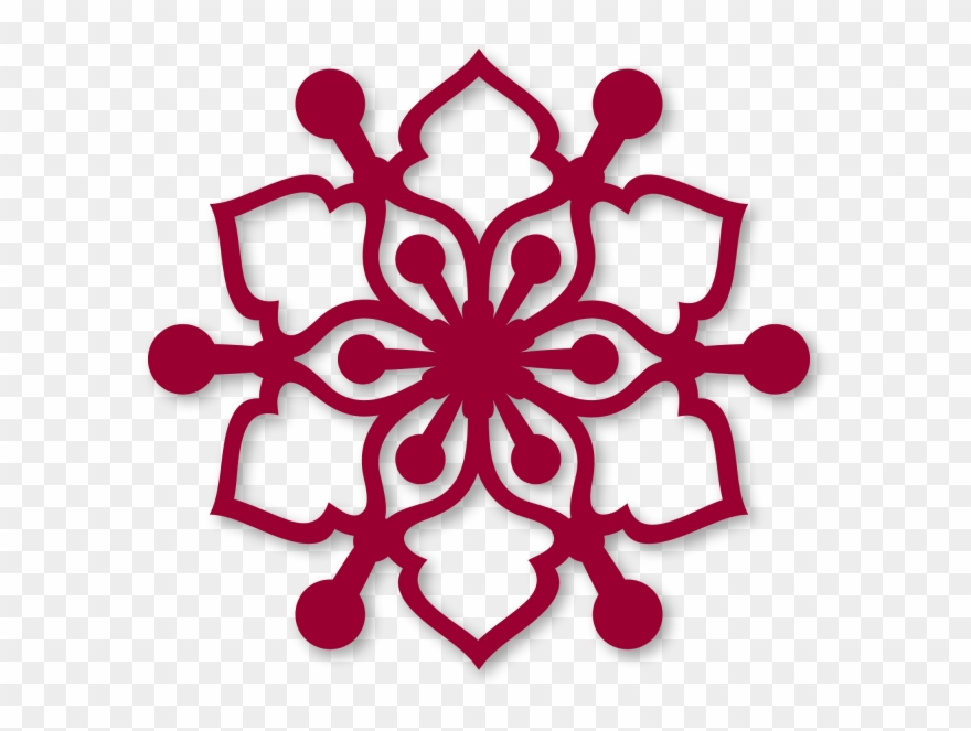 Heart Snowflake Clipart