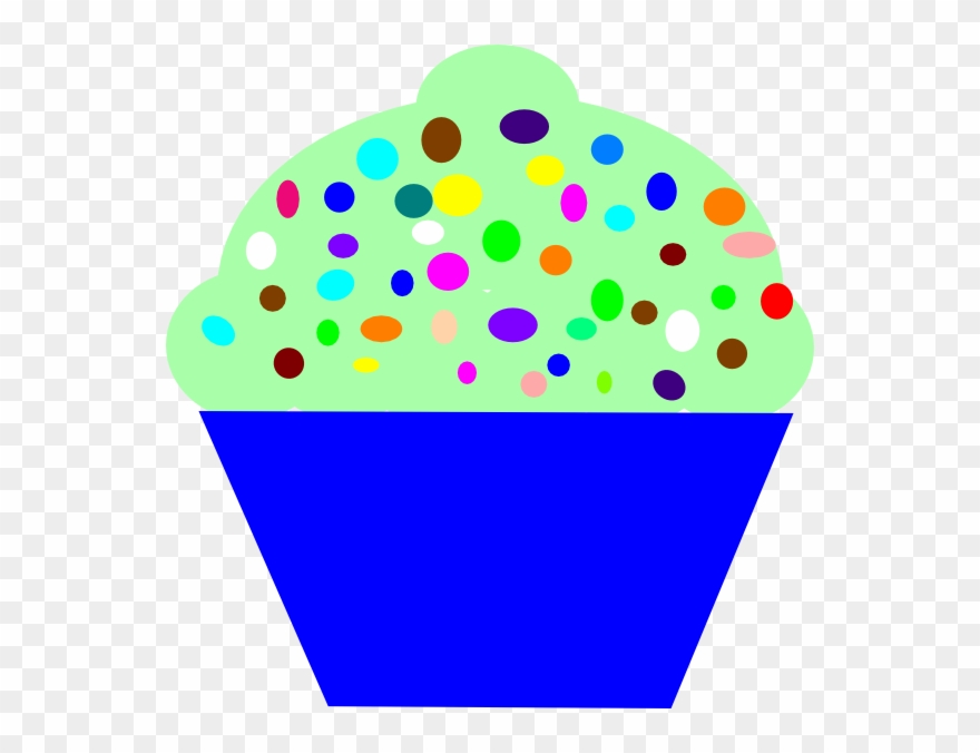 Cupcake Greenni Clipart Has - Png Download