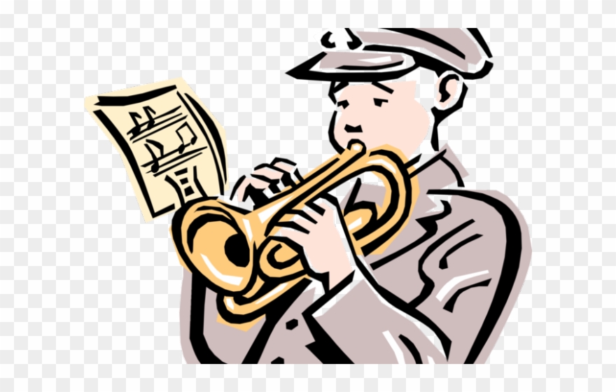 Musician Clipart Trumpet Player - Png Download