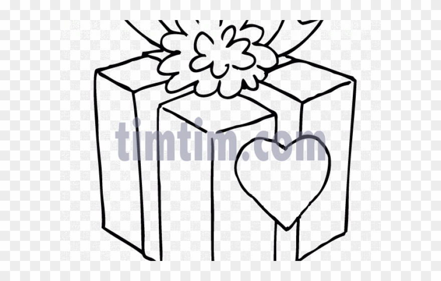 Drawn Gift Cartoon Clipart