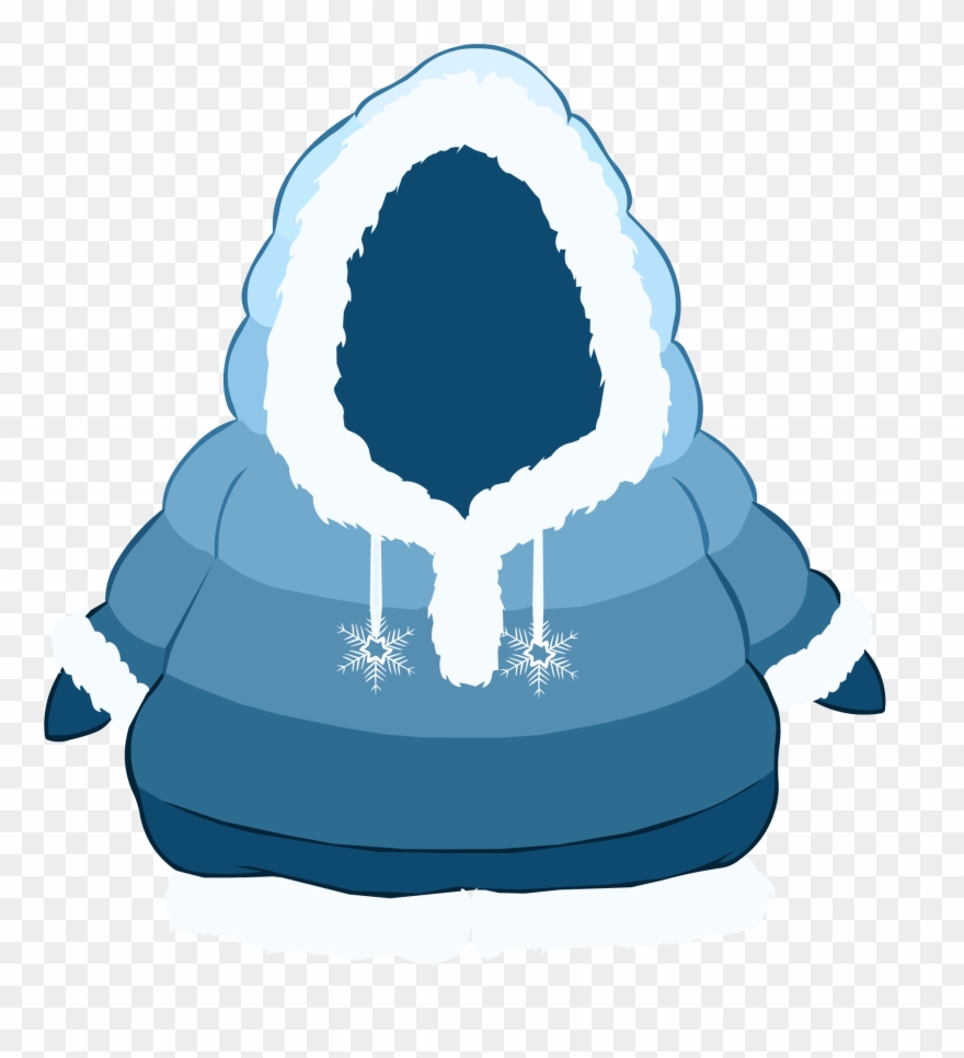Snowy Night Parka Clipart