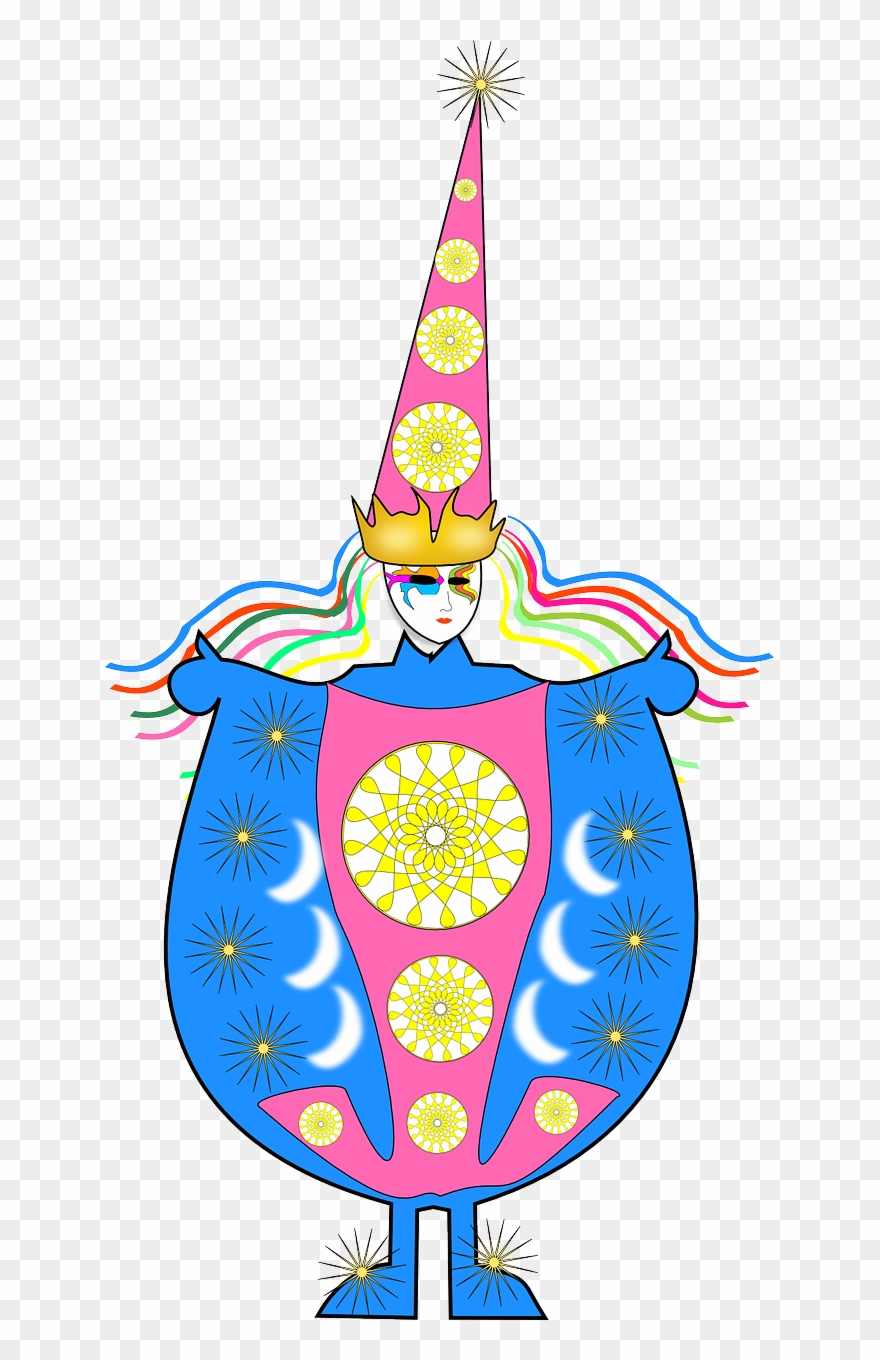 Clown Mask Woman Png Image Clipart
