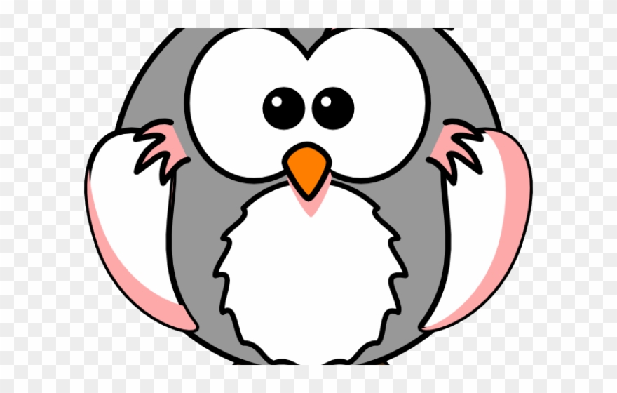 Great Grey Owl Clipart Cartoon - Png Download