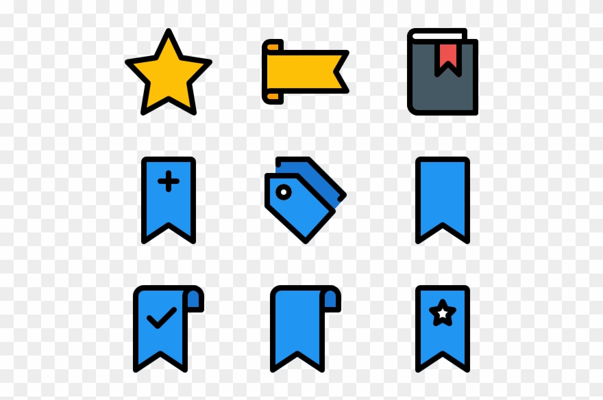 Bookmarks And Tags Clipart