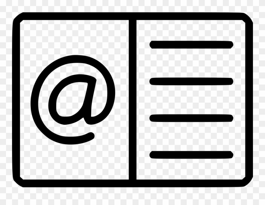 Download Address Book Comments Clipart (2360219) PinClipart