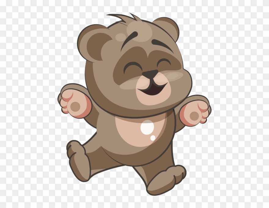 Cuddlebug Teddy Stickers By Sumair Jawaid Messages Clipart