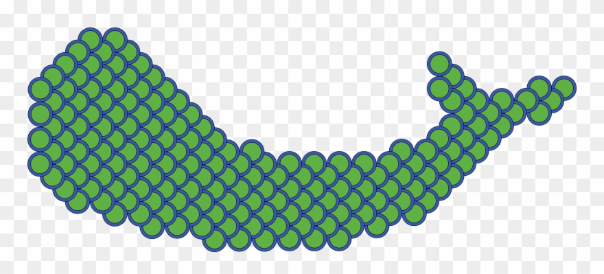 Scales Flattened Onto Fish Clipart