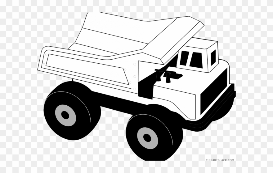 Concrete Clipart Dump Truck - Png Download