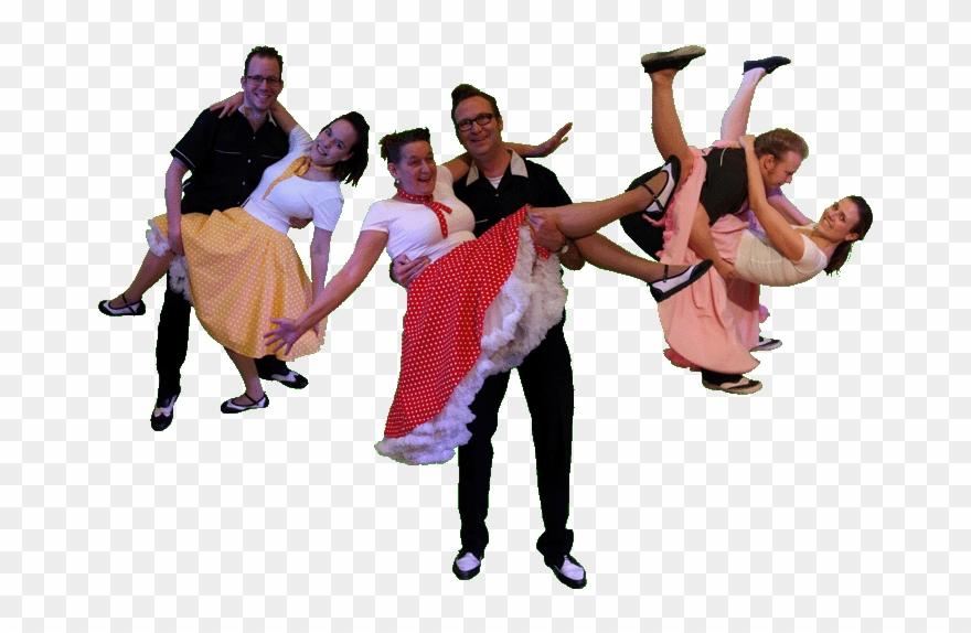 Dance Clipart Rock N Roll - Png Download