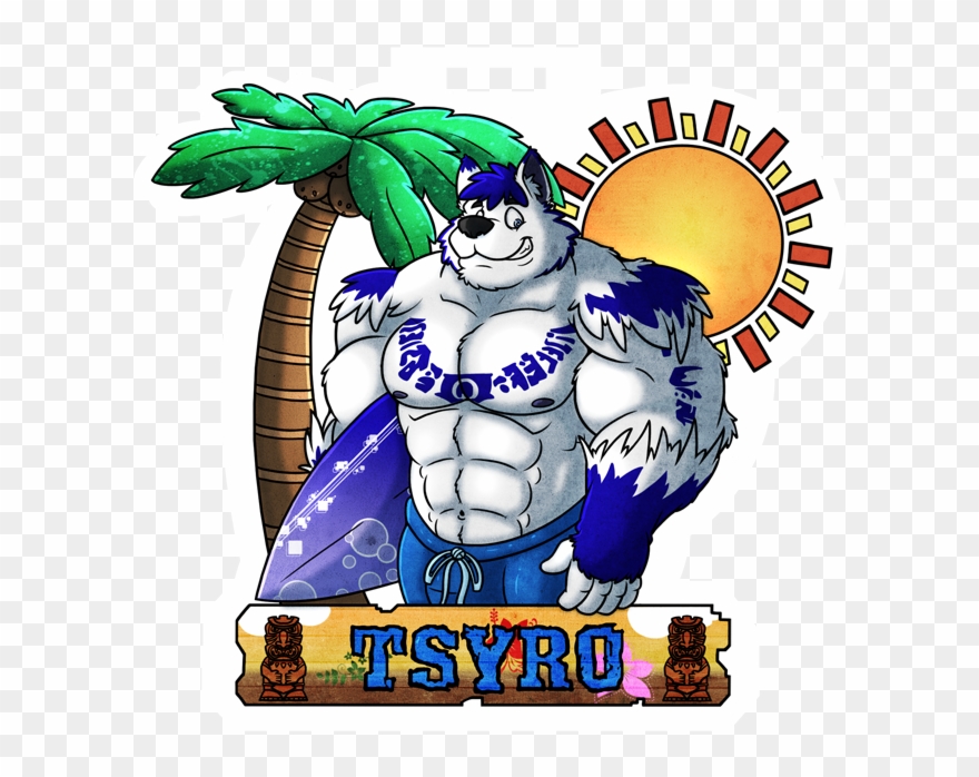 Summer Party Badge Tsyro Clipart
