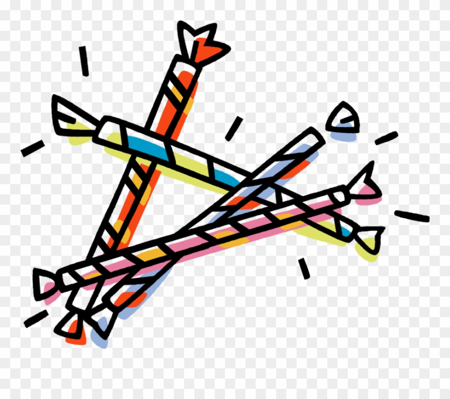 Vector Illustration Of Party Favors, Christmas Crackers Clipart