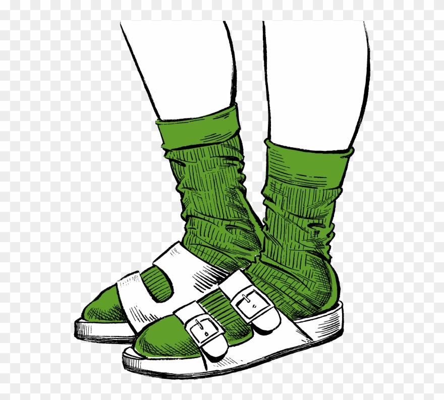 Don't Leave The House Wearing Socks With Sandals Unless Clipart