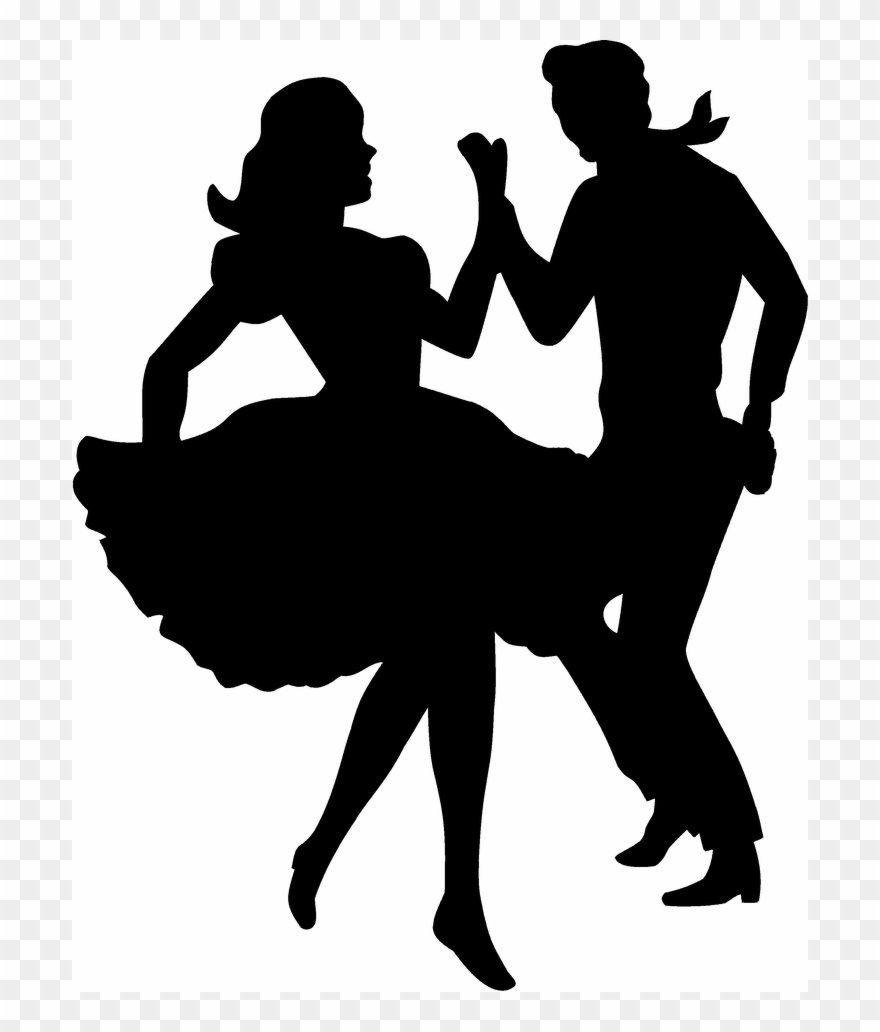 Modern Dance Silhouette Ballet Dancer Clip Art - Png Download