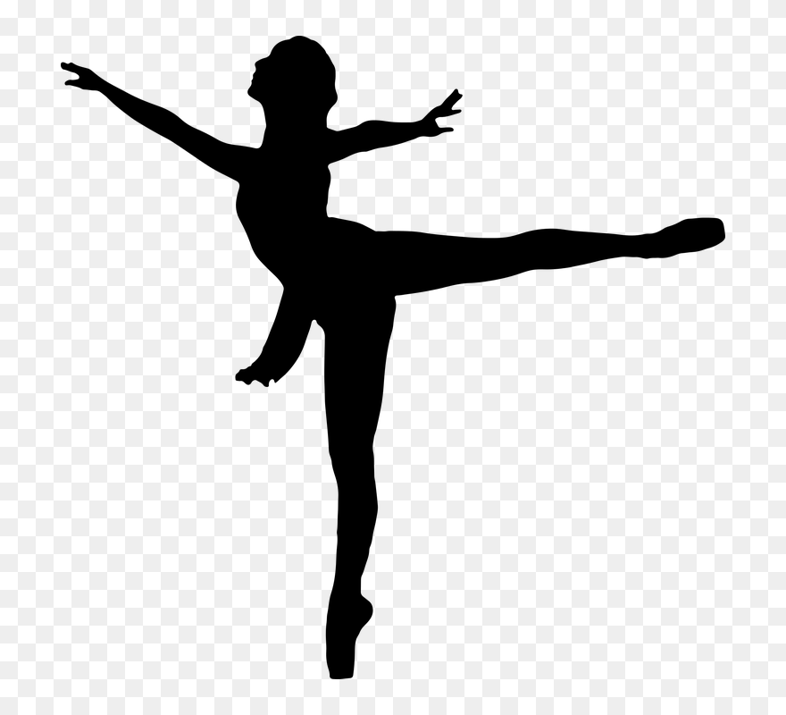 Ballerina, Ballet, Dancer, Female, Girl, Silhouette Clipart