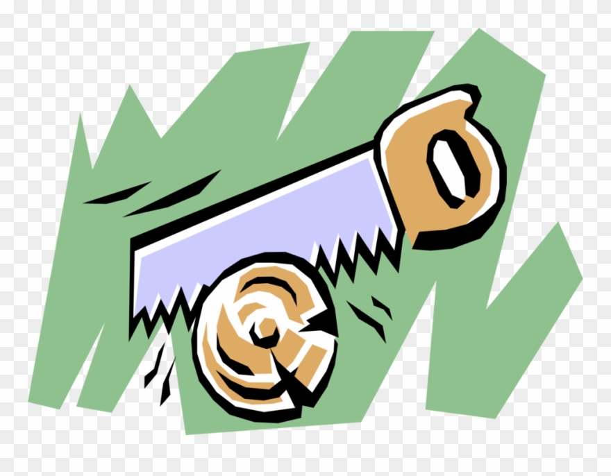 Vector Illustration Of Carpentry And Woodworking Hand Clipart