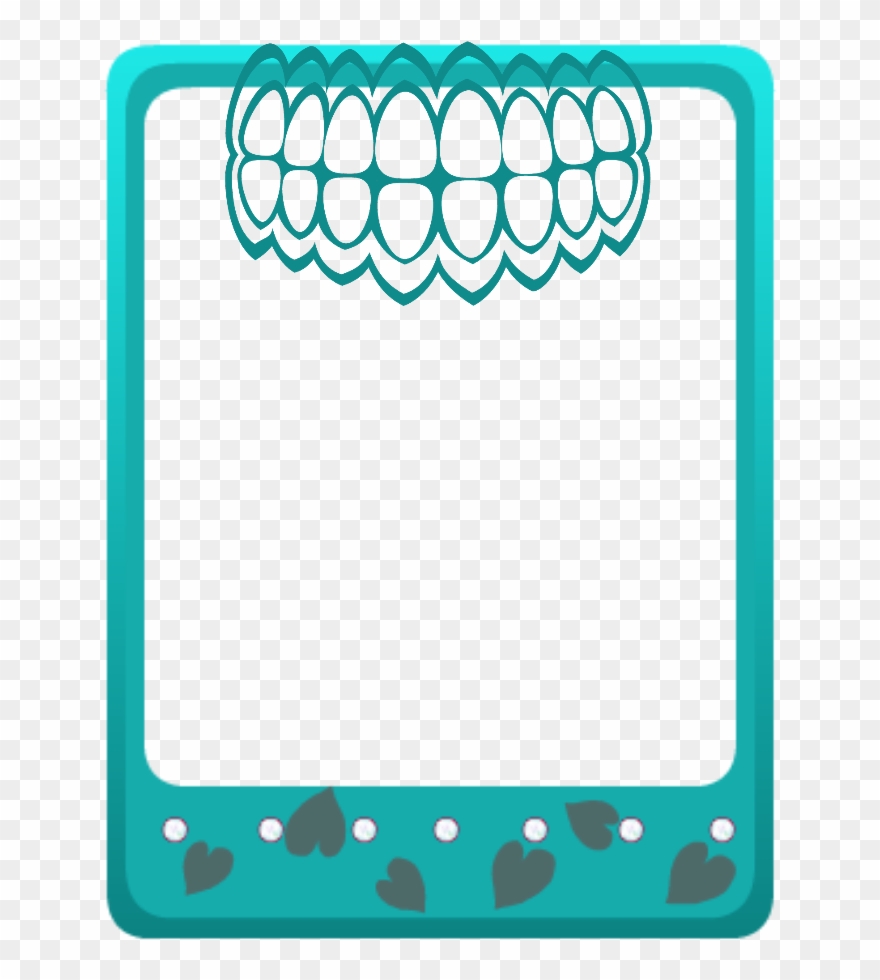 Mq Green Teeth Frames Border Borders Clipart