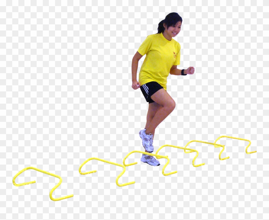 Micro Hurdles Low Banana Activo Physical Education Clipart