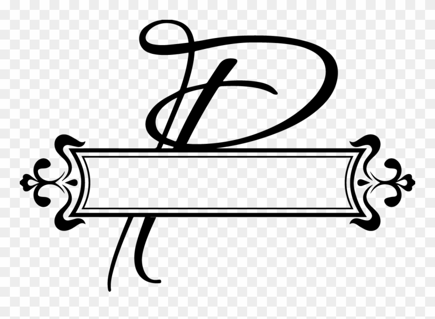 Fancy Letter P Seatle Davidjoel Co Abstract Heart Design Clipart