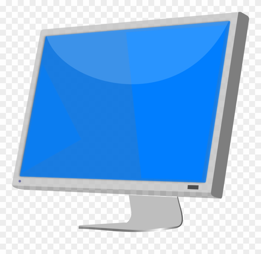 Drawing Of Computer Monitor Screen Display Clipart