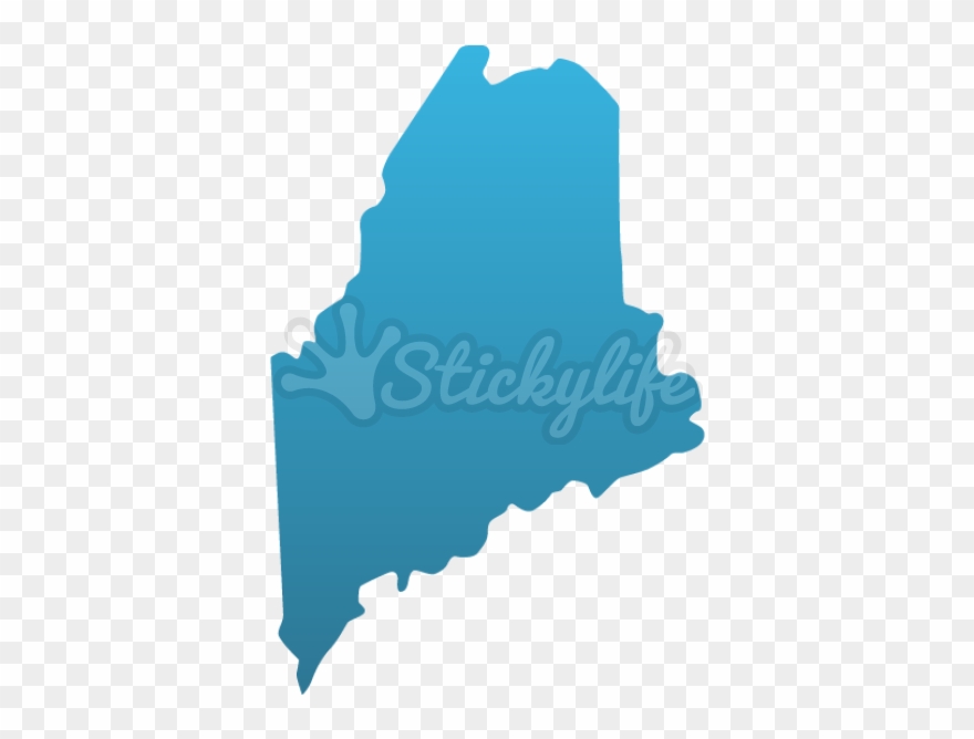 Maine Decals Clipart