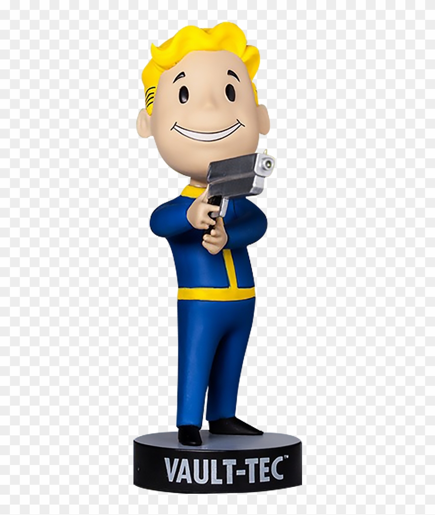 Fallout Small Guns Vault Boy 111 Bobblehead Clipart