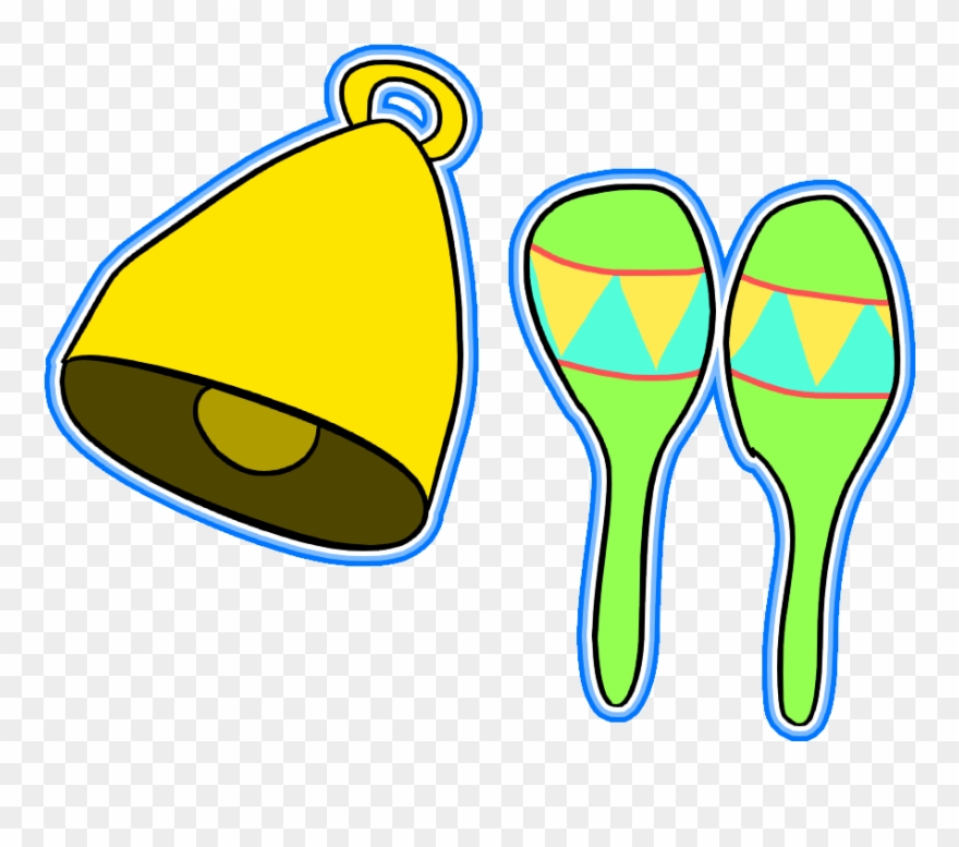 Bell And Maraca Clipart