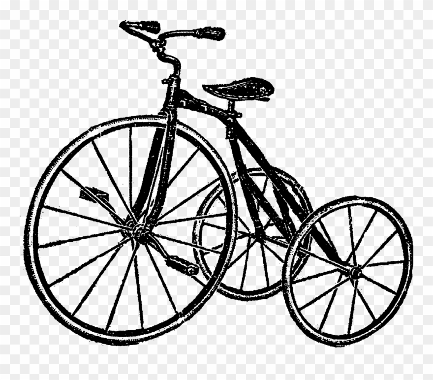 Digital Bike Tricycle Image Downloads Clipart