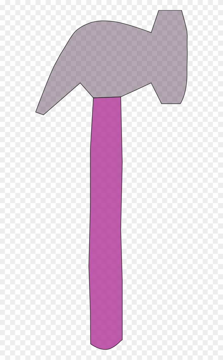 Axe And Hammer Yellow Clipart - Png Download