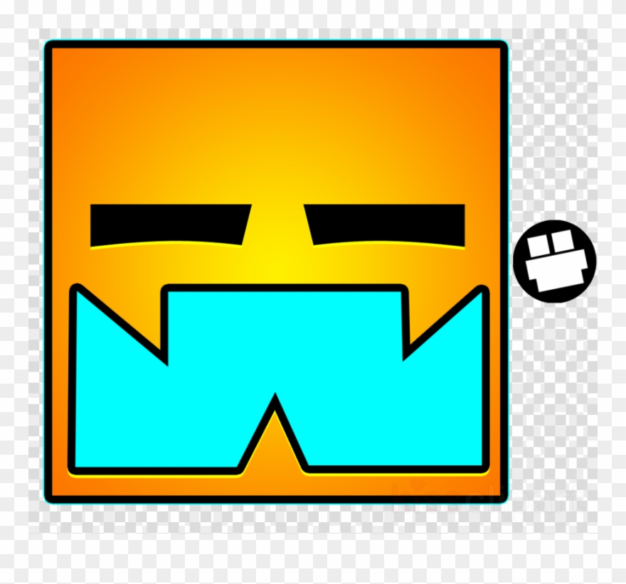 Skin De Geometry Dash Clipart Cube Geometry Line - Png Download