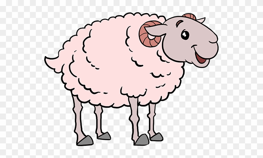 How To Draw Sheep Clipart