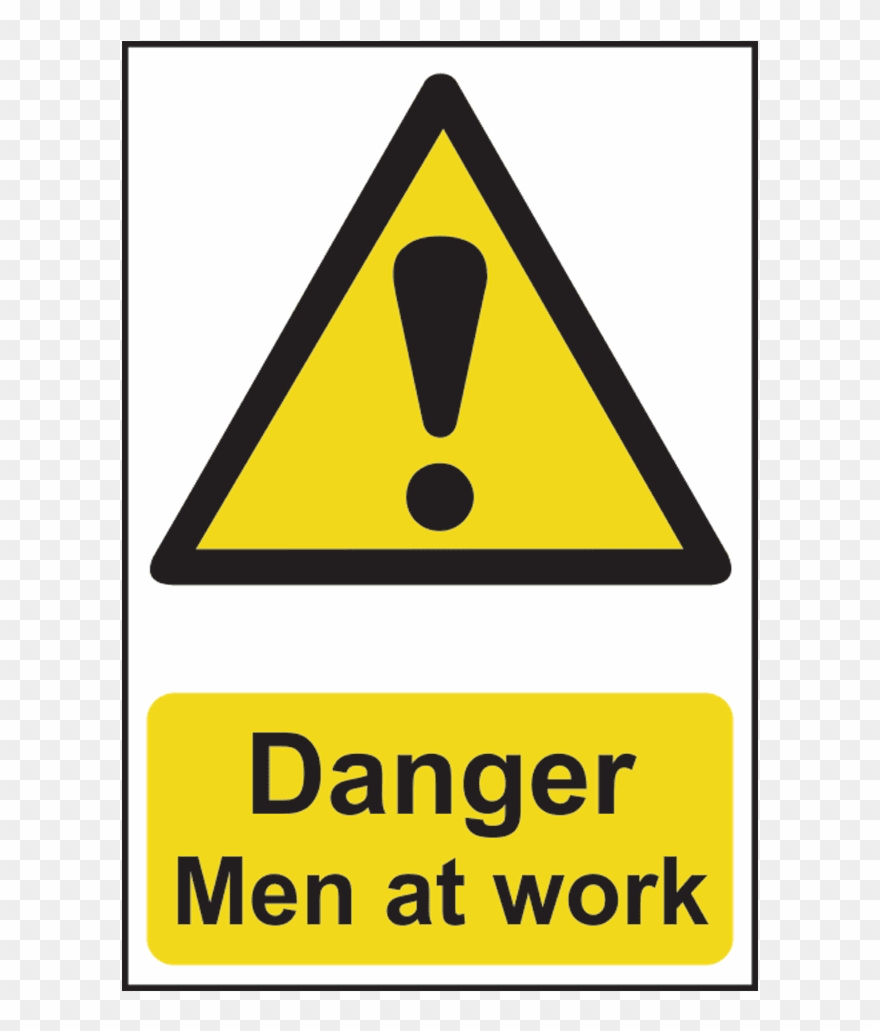 Men At Work` Sign 200mm X 300mm Clipart
