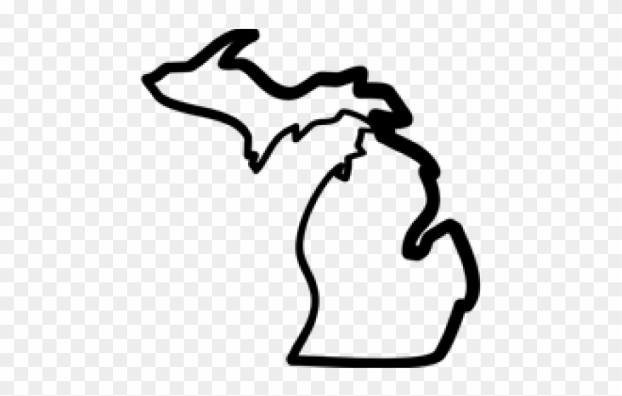 Michigan Clipart State - Png Download
