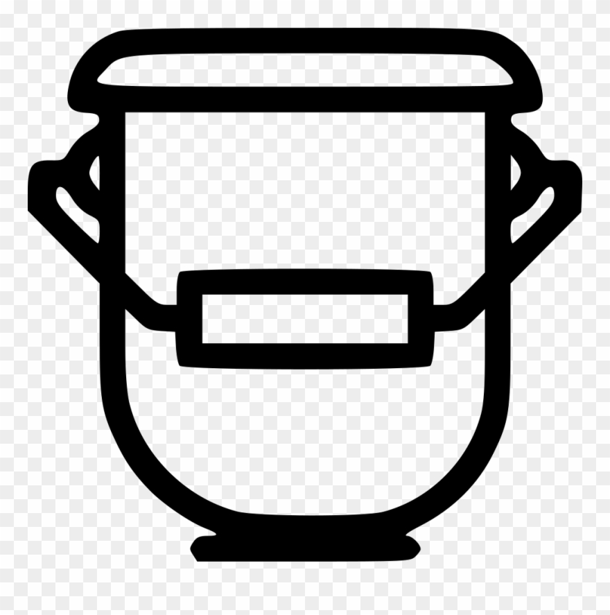 Mixing Paint Bucket Front Comments Clipart