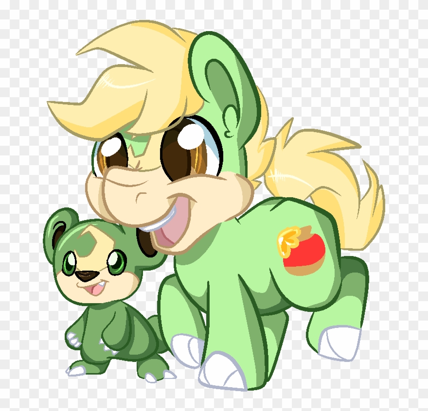 Shiny Teddiursa Pony Clipart