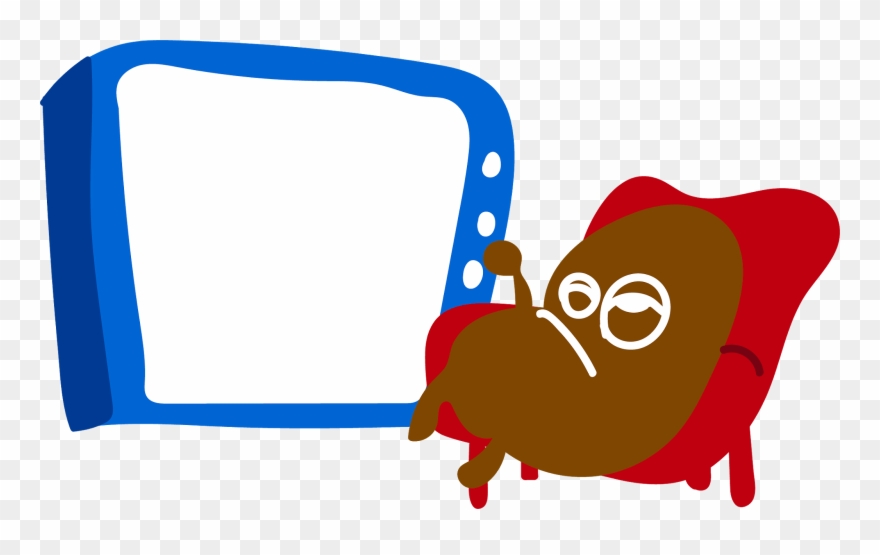 The Couch Potato Metaphor Is Used To Describe A Person Clipart