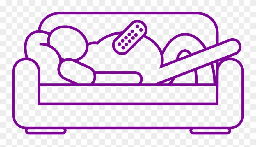 Couch Potato Overweight Clipart