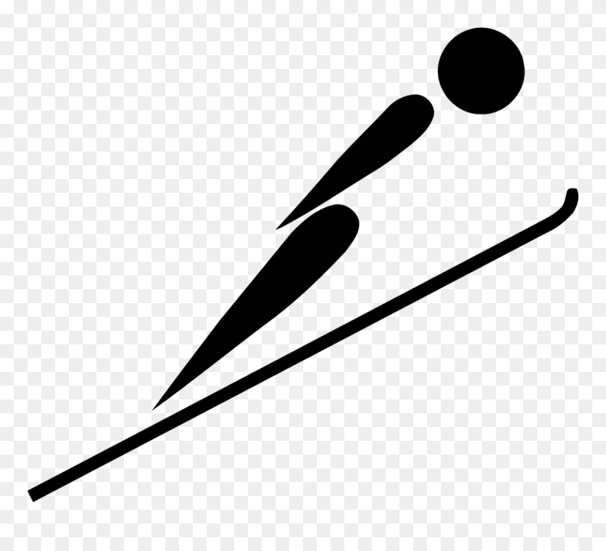 Ski Jumping Clipart