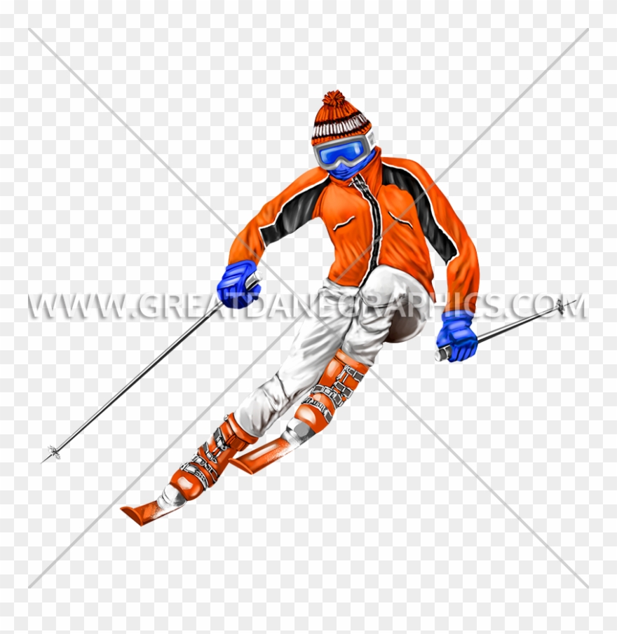 Downhill Production Ready Artwork For T Shirt Clipart