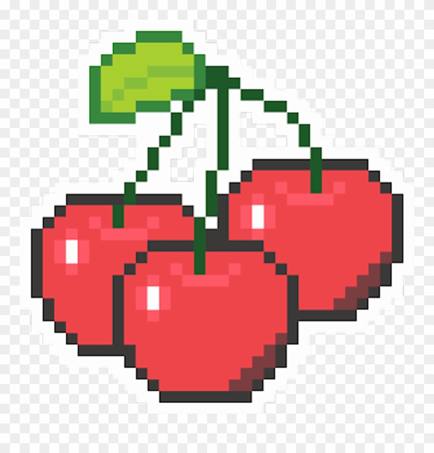 Cherry Pixel Pixelart Clipart