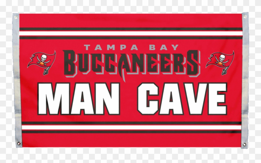 Nfl Tampa Bay Buccaneers 3' X 5' Man Cave Flag Clipart