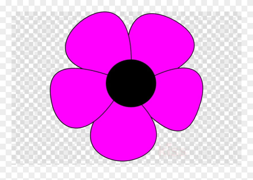 Simple Flower Clipart Drawing Flower Clip Art - Png Download