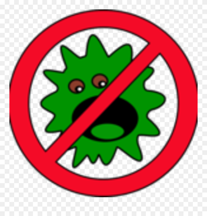Vector Black And White Stock Tag Flu Safety Two Peds Clipart