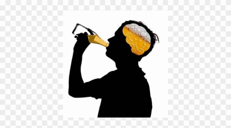Drinking Clipart Brain - Png Download